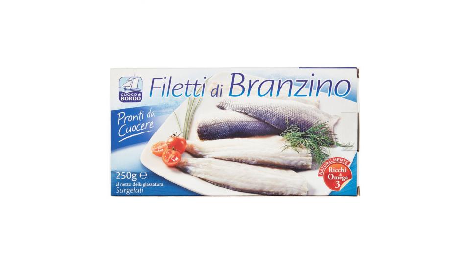 Cuoco di Bordo, filetti di branzino surgelati