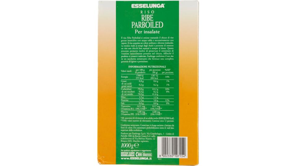 Esselunga, riso Ribe Parboiled