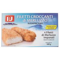 I&J, filetti croccanti di merluzzo sudafricano surgelati