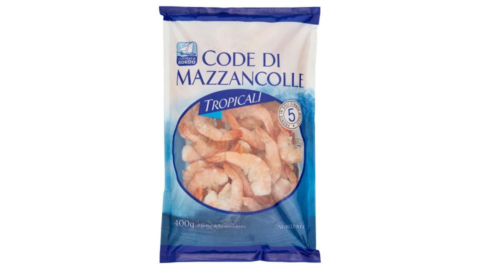 Cuoco di Bordo, code di mazzancolle tropicali surgelate