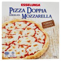 Esselunga, pizza doppia mozzarella surgelata