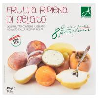 Gelati Aloha, frutta ripiena di gelato