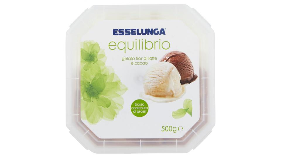 Esselunga Equilibrio, gelato fior di latte e cacao