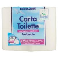 Esselunga Ecolabel, carta igienica profumata 3 veli