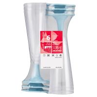 Happy Hours Bicchieri Romance, colore azzurro