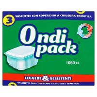 Ondipack, vaschette con coperchio a chiusura ermetica 1050 cc