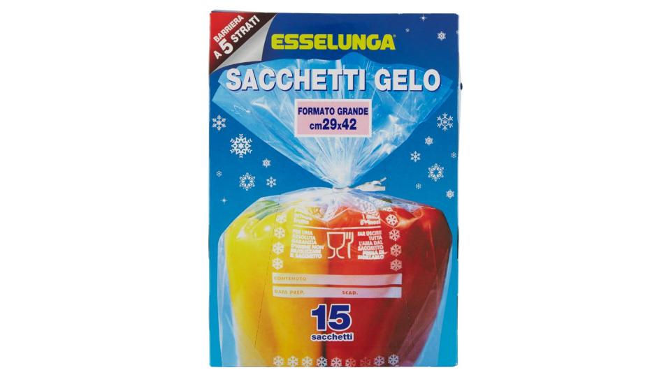 Esselunga, sacchetti gelo formato grande