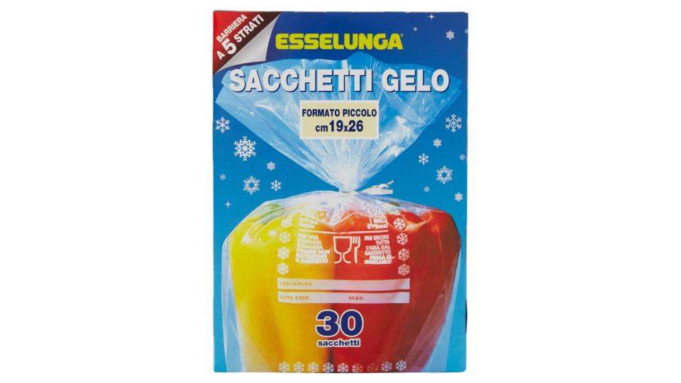 Esselunga, sacchetti gelo formato piccolo