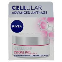 Nivea Cellular Advanced Anti-Age Perfect Skin Crema giorno illuminante, SPF 15