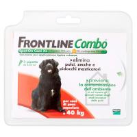 Frontline Combo Cani Molto Grandi Soluzione per applicazione topica cutanea, elimina pulci, zecche e pidocchi masticatori e previene la contaminazione dell'ambiente, 3 pipette da 4,02 ml, per cani di peso superiore a