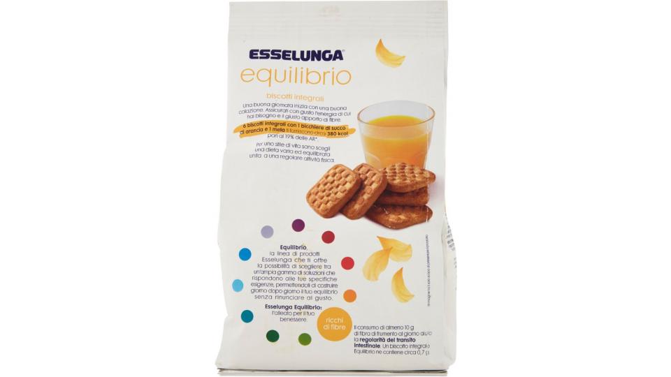 Esselunga Equilibrio, biscotti integrali