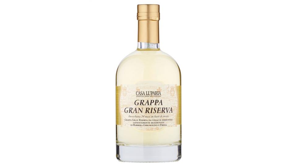 Casa Luparia, Grappa Gran Riserva