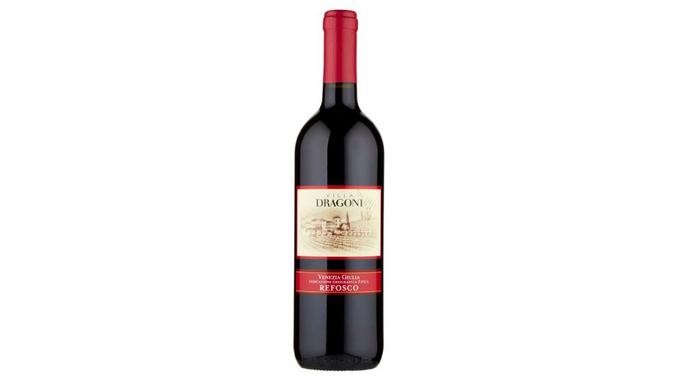 VILLA DRAGONI, FRIULI GRAVE REFOSCO DAL  PEDUNCOLO rosso