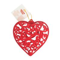 Pendente rosso, forme assortite