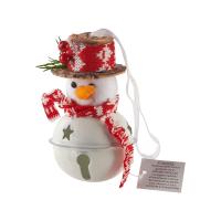 Pendente in stoffa con campanella, soggetti assortiti