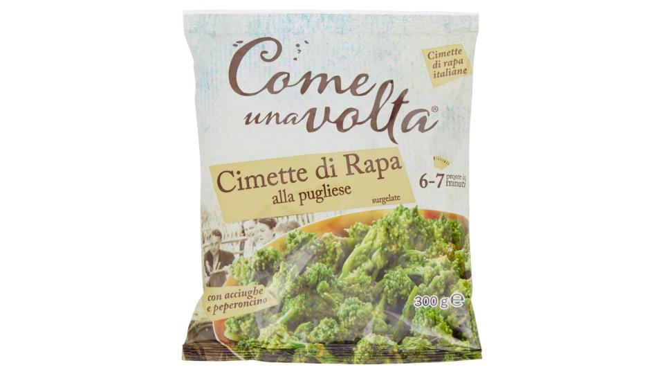 Come una volta, cimette di rapa alla pugliese surgelate