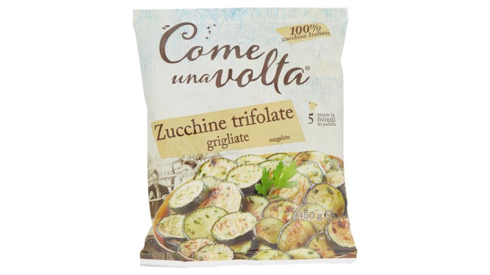 Come una volta, zucchine trifolate grigliate surgelate