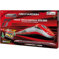 Treno Frecciarossa ETR 500, con scambi, incroci e accessori, 3 batterie tipo AA non incluse - Età