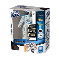 Smart Bot Hi-Tech Robot, per il robot 1 batteria ricaricabile 3,7V 600 mAh inclusa, per il trasmettitore 2 batterie tipo AA non incluse - Età