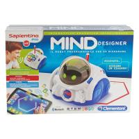 Clementoni Sapientino Più Mind Designer Il Robot programmabile che sa disegnare, 4 batterie tipo AA LR06 non incluse - Età