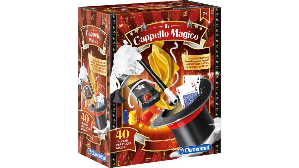Clementoni Il Cappello Magico, 40 trucchi per piccoli maghi - Eta'