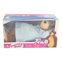 Orso Masha dorme e russa, 3 batterie 1,5V R6 incluse - Età