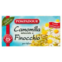 Pompadour, Camomilla setacciata e Finocchio per infuso 18 filtri