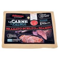 Delicatesse La Carne in tavola brasato scelto di manzo