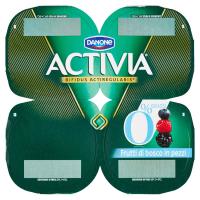 Danone, Activia 0% Grassi latte fermentato con frutti di bosco in pezzi