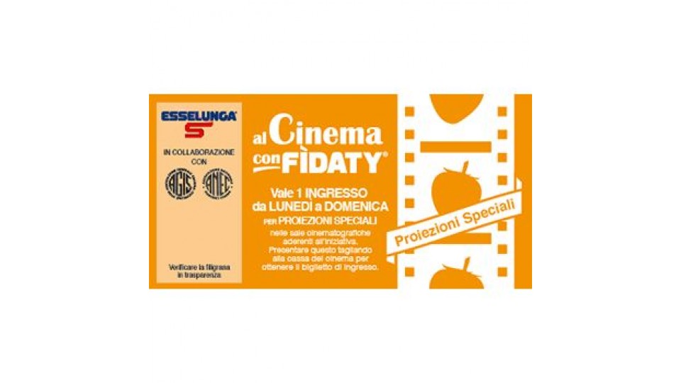 Un Buono Per Un Biglietto Di Ingresso Al Cinema Valido Da Lunedì Alla Domenica Per Le Proiezioni Speciali 400 PUNTI +
