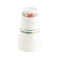 Bicchieri compostabili, fantasia scozzese con stelline oro