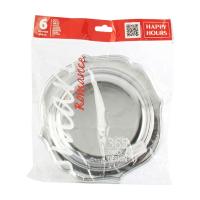 Happy Hours Piatto Romance, colore argento, diametro 20 cm