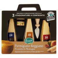 Ferrari Parmigiano Reggiano 3 stagionature a confronto: 24 mesi - 30 mesi -36 mesi
