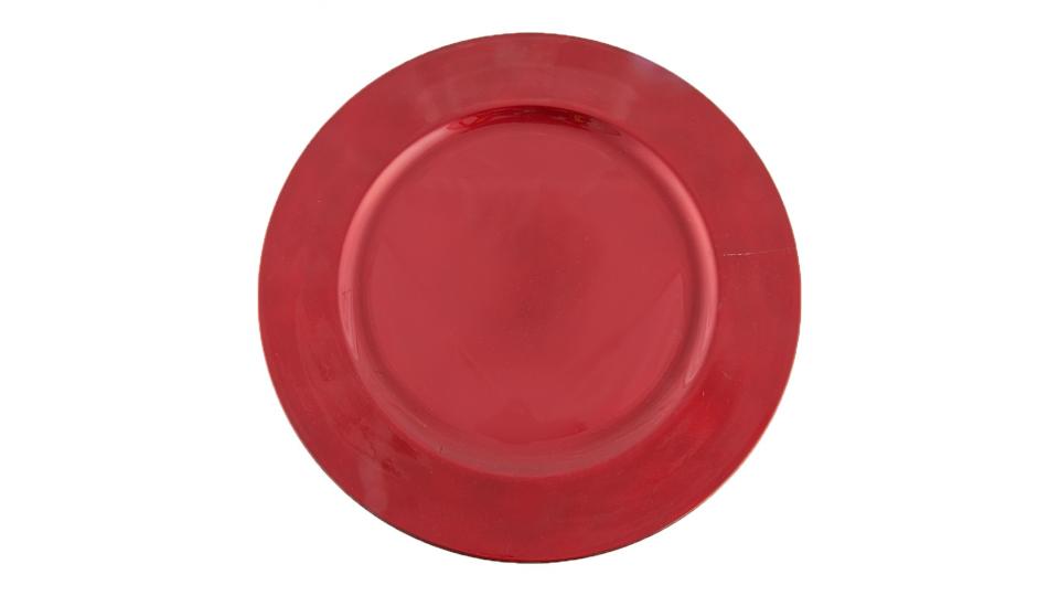 Sottopiatto Noel rosso, diametro