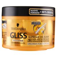 Testanera Gliss, Hair Repair Supreme Oil Elixir capelli sciupati maschera