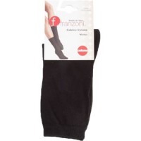 Franzoni Calzino in cotone, taglia unica, colore nero
