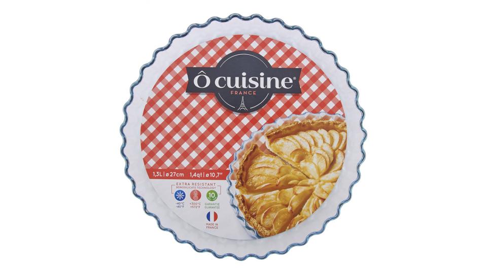 O Cuisine France Stampo per crostata in vetro, diametro