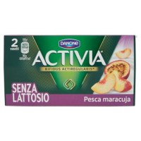 Danone Activia senza lattosio al gusto di pesca maracuija