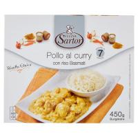 Cucina Sartor, pollo al curry con riso Basmati surgelato