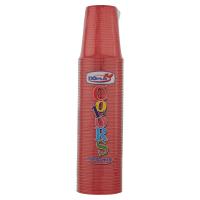 Dopla Colors Bicchieri di plastica usa e getta, colore rosso