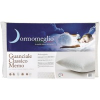 Dormomeglio Guanciale Classico Memo, con federa in tessuto Argento e Rame, misura