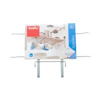 Metaltex Sottoripiano in filo con doppia plastificatura polytherm, ideale come porta tazze