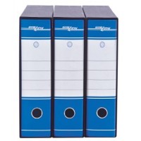 Raccoglitori Office Style con custodia, dorso 8 cm, colori rosso o blu