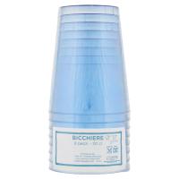 Bicchieri di plastica, colore blu