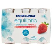 Esselunga Equilibrio, latte fermentato anticolesterolo alla fragola