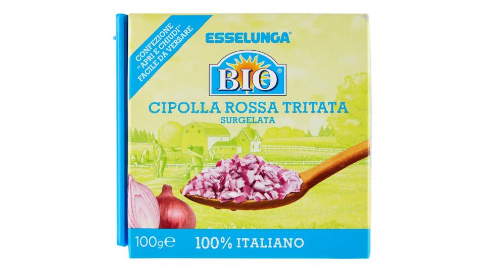 Esselunga Bio, cipolla rossa tritata surgelata biologica