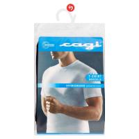 Cagi T-Shirt girocollo, V bianco