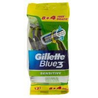 Gillette, Blue3 Sensitive rasoi 3 lame usa e getta