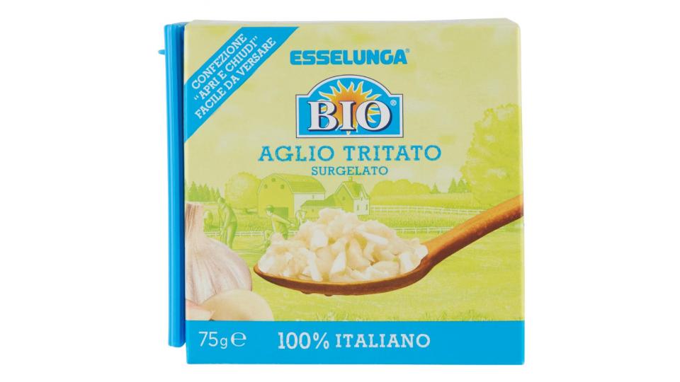 Esselunga Bio, aglio tritato biologico surgelato