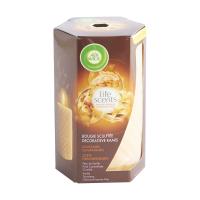 Air Wick Life Scents Candela intagliata al profumo di vaniglia